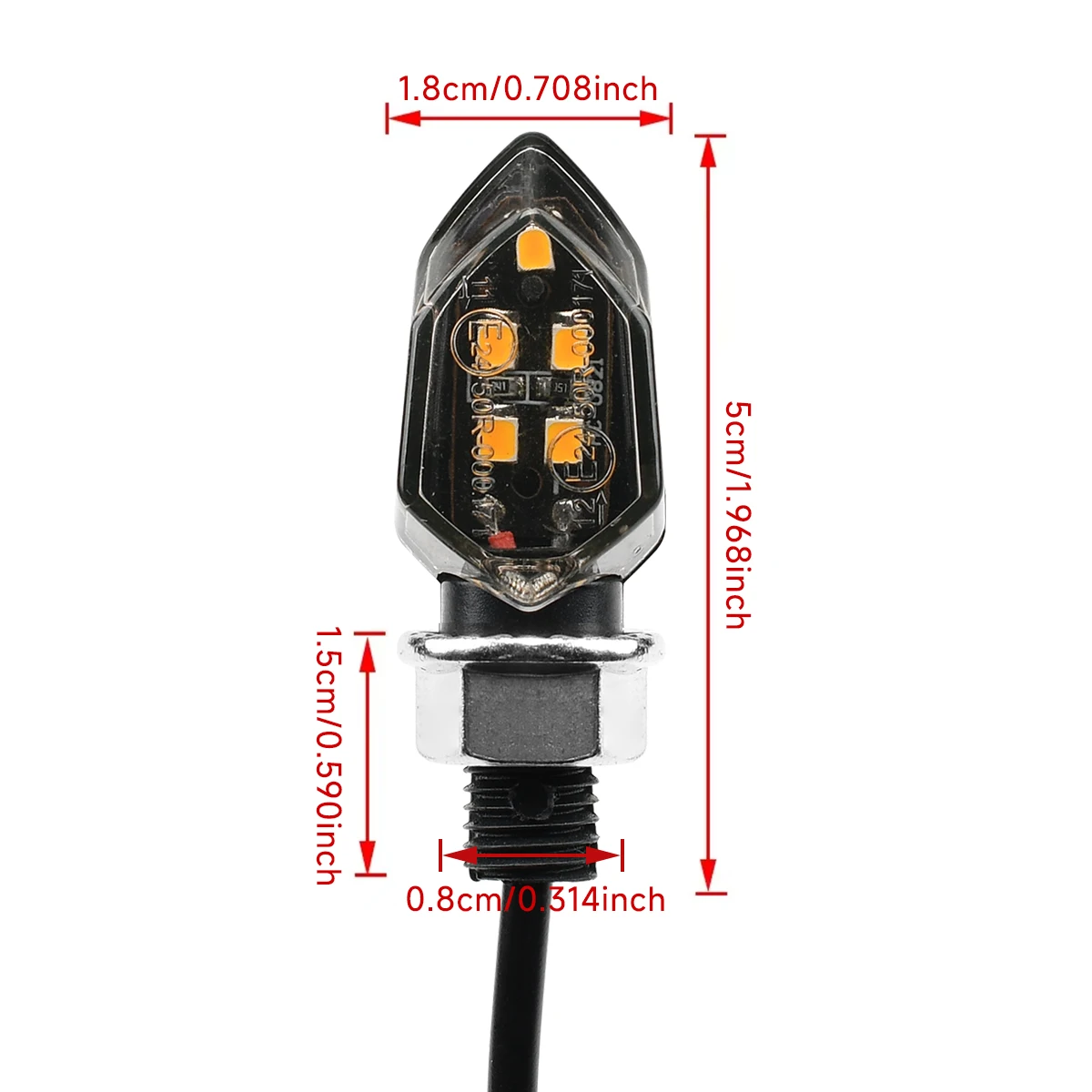 Motorcycle LED Turn Signal Indicators Light Led Amber Blinker Motorbike Strobe Lamp 12V For Yamaha Honda Suzuki Kawasaki 2pcs motorcycle turn signal lights