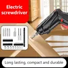 Electric Screwdriver Cordless 47 in 1 Rotated 90 Degrees Rechargeable Portable Screwdriver with LED for Home Office DIY Tools 1