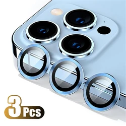 Premium Titanium Camera Protector with Tempered Glass Lens Cover Cap - 11 -11Pro - 11ProMax (Light Blue)