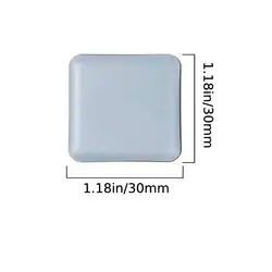 Self-Adhesive Furniture Glides - Floor Protector Pads (8pcs 30x30mm)