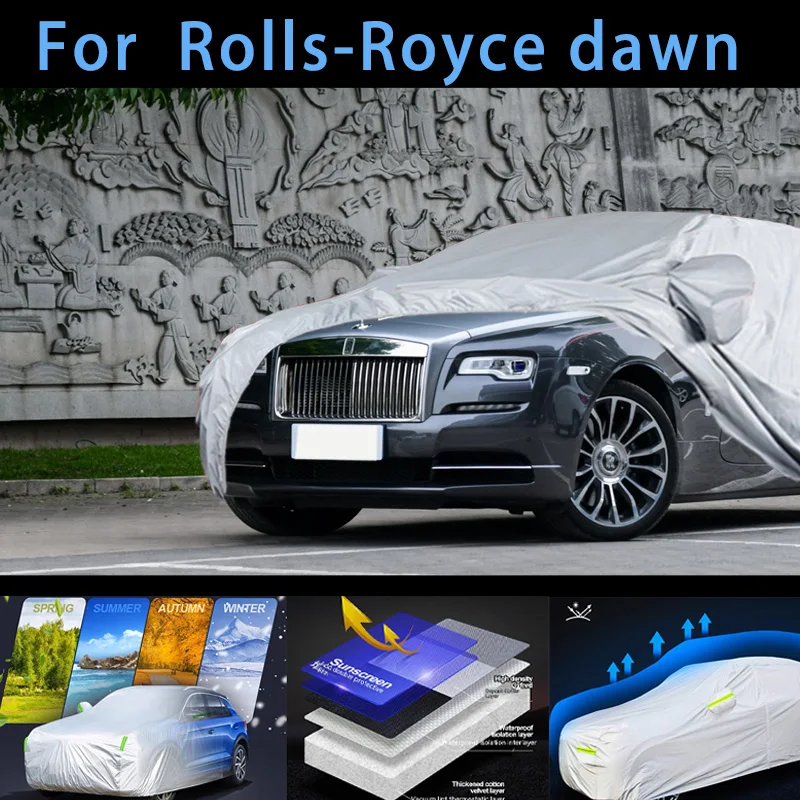 

For Royce dawn Car protective cover,sun protection,rain protection, UV protection,dust prevention auto paint protective