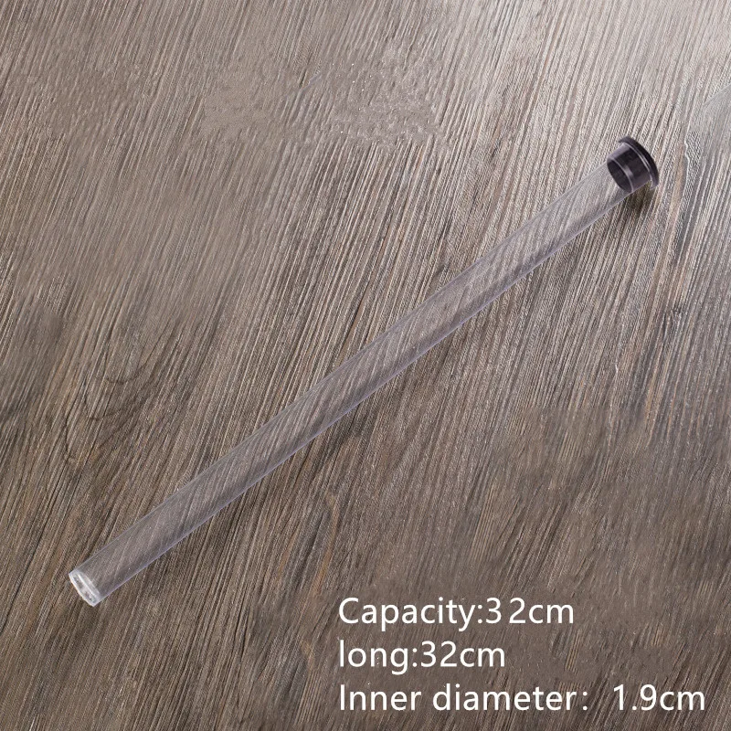 2Pcs Simplicity Transparent Acrylic Incense Tube 5g/10g/20g /30g Incense Sticks Barrel Storage Box Package storage box household storage sets storage sets herb storage container honey storage container medicine storage container
