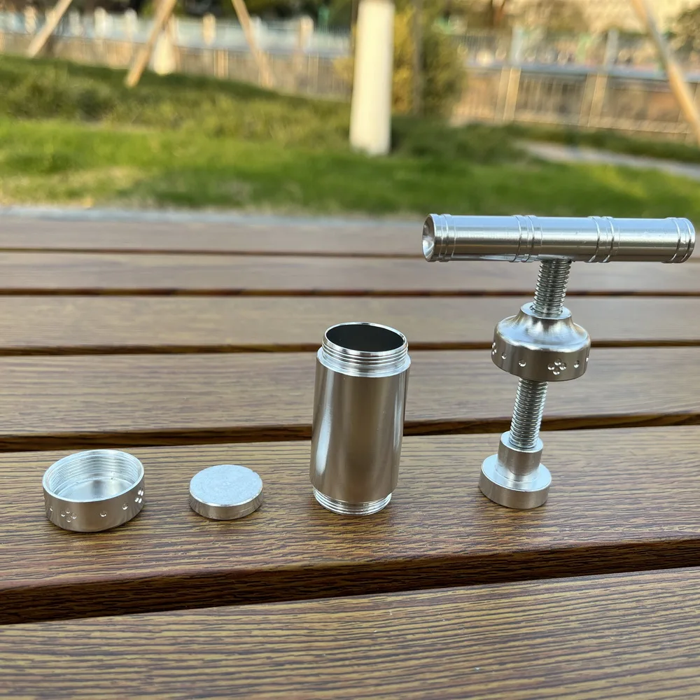 tobacco compressor T Handle Tobacco Compressor Aluminum T-Handle & Compressor