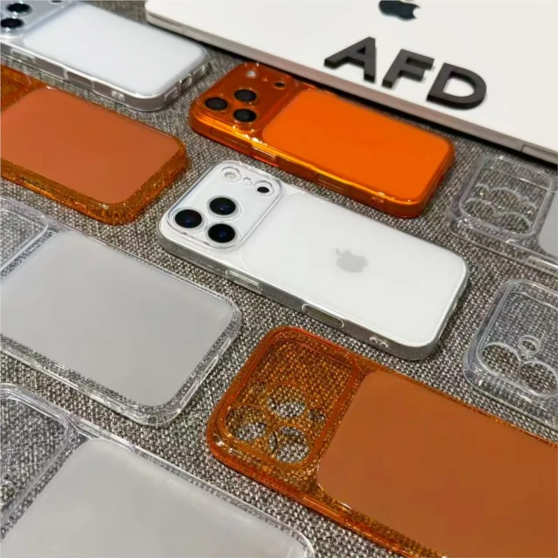Crystal Clear Shockproof Silicone TPU Phone Case - Soft, Durable, and Protective Bumper Cover