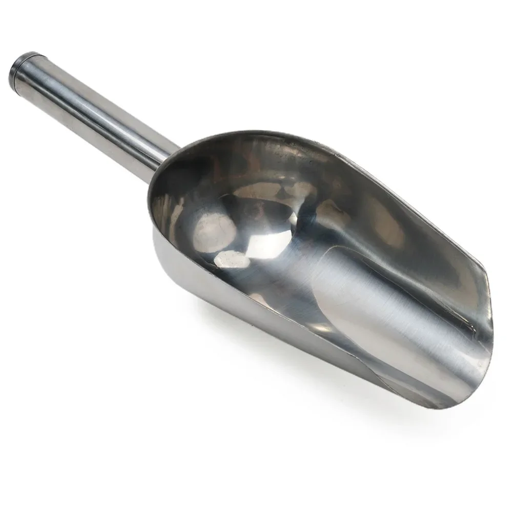 1pcs Durable Candy Ice Scoops Metal Tools Stainless Steel Home Kitchen Shovel Flour Dry Goods Party Bar et