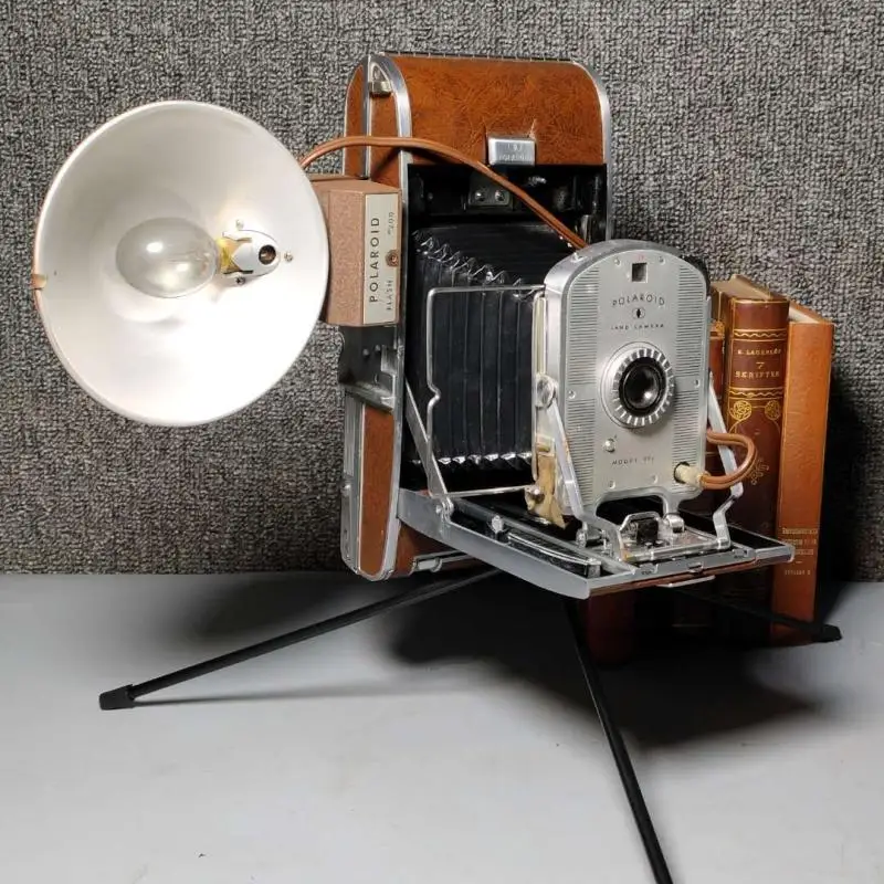 

Антикварная кожаная камера 95b Flash, украшение для ресторана и бара