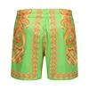 Summer New Style Men Short With Pockets Golden Print Men's Swim Trunks High Quality Quick Dry Beach Swiming 4