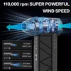 STONEGO 6000mAh Rechargeable 3-Speed Air Duster - 110000RPM Electric Cordless Jet Dry Blower with LED Light, Powerful Cleaning 2
