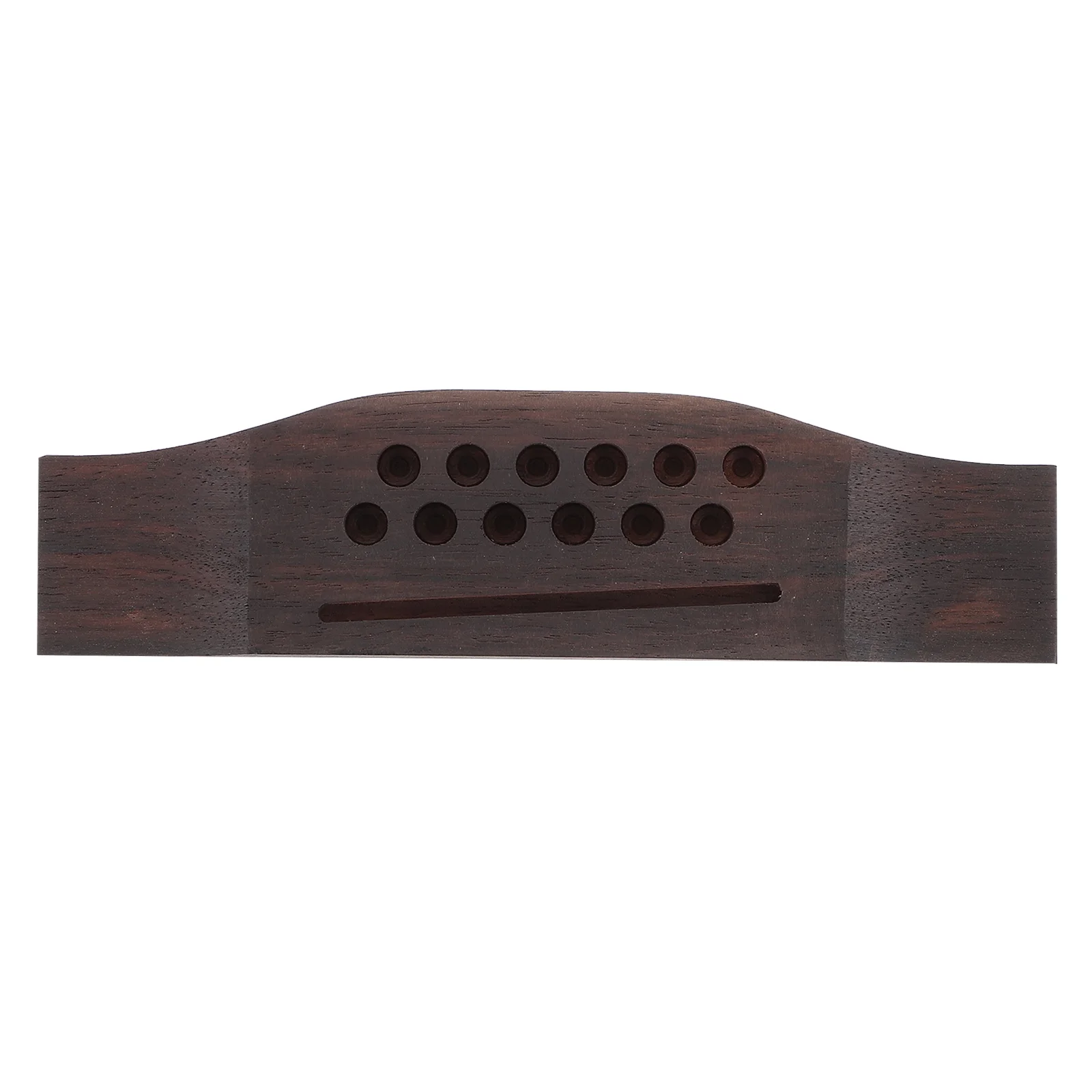 

Rosewood Saddle Through Slotted Folk Guitar Bridge Martin Type Acoustic Classical Guitar Replacement GO210