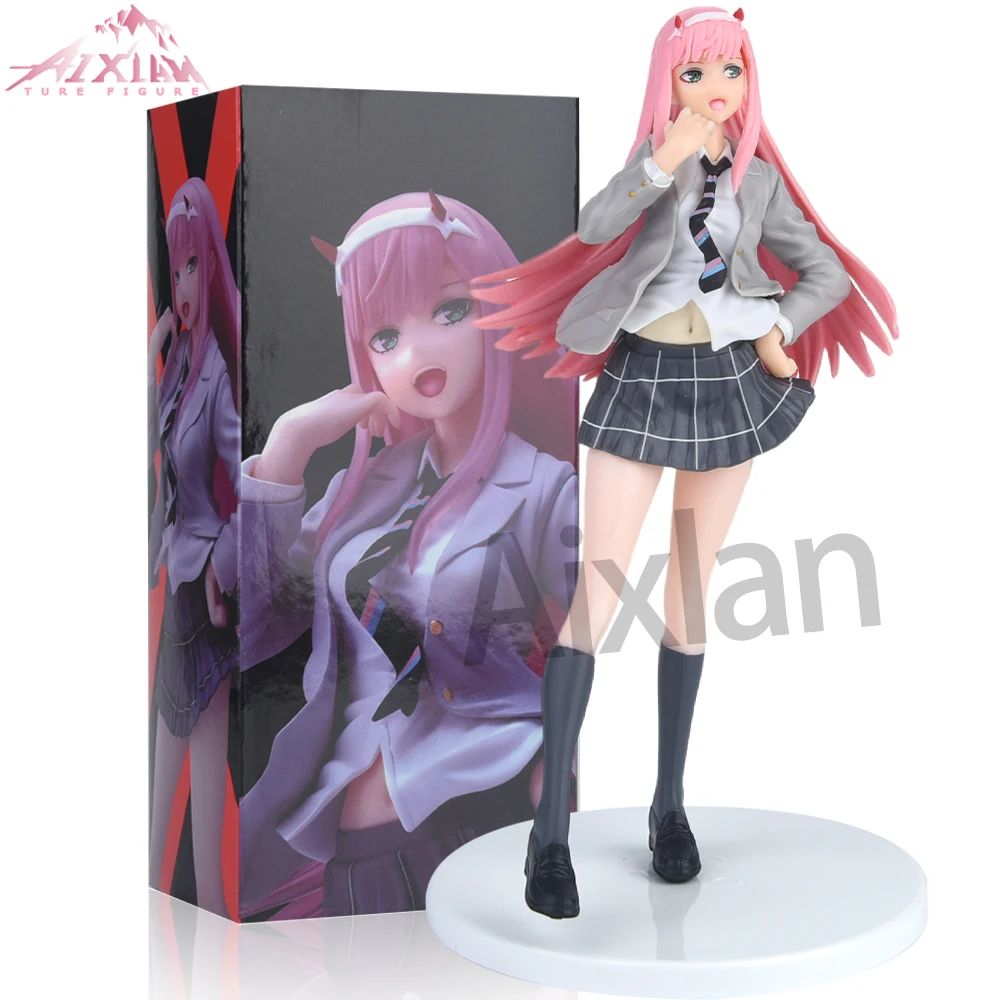 Zero Two Darling in The FRANXX Code 002 PVC Anime Statue Model (Color: White) in Display Box