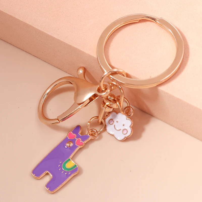 Kreativer Legierungs-Engel-Schlüsselanhänger für Frauen und Mädchen, süßer Schlüsselanhänger, Auto-Schlüsselanhänger, Halter, Schmuckstück, Handtasche, Charms, Schmuckzubehör – Detail 8