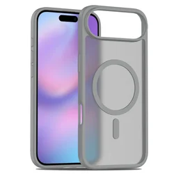 High-Quality MagSafe Magnetic Rugged Armor Case with Wireless Charging Capability for iPhone 15 Plus (GRAY)