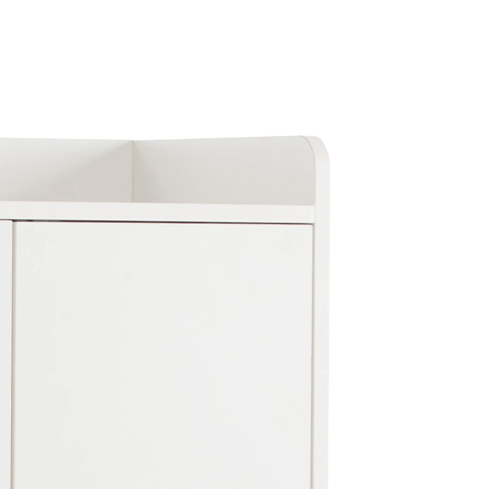 Mehrzweck-Sideboard-Schuhschrank mit Schubladen – großer Stauraum, 4-türiges Design für Esszimmer und Wohnzimmer, Heim-Organizer – Detail 24