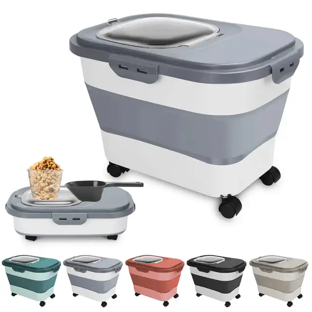 Collapsible Dog Food Bin 1