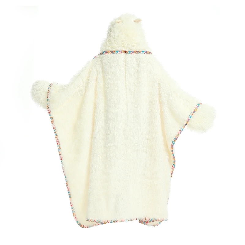 

Autumn Winter Adults Women Wearable Hooded Blanket Warm Hoodie Cloak Oversized