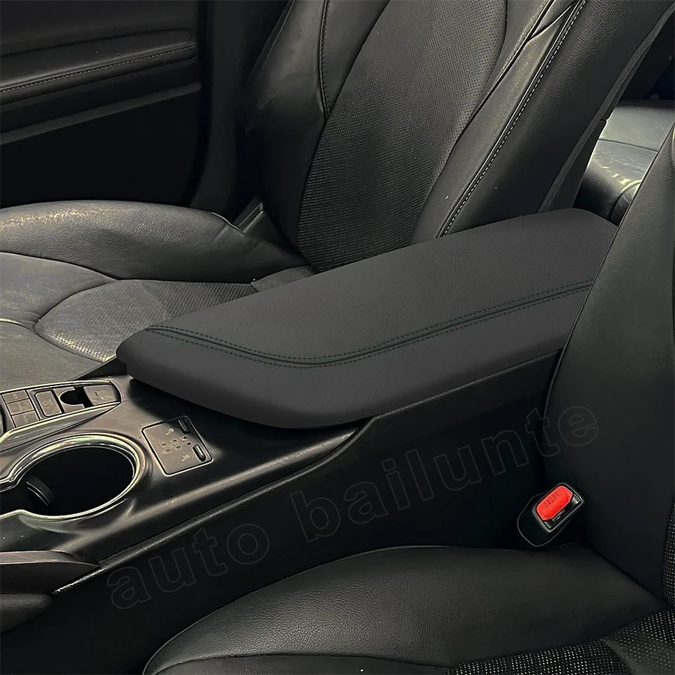 CACHE BOITE ACCOUDOIR Console Centrale Noir Pour Toyota Camry 2018-2023