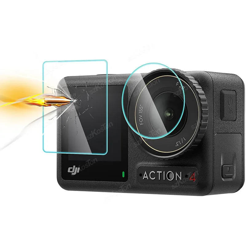 Description Picture 6 of itemCamera Lens Dust Cover For DJI Osmo Action 5 Pro Non Slip Silicone Lens Protection Action 5 Pro Camera Tempered Film Accessories