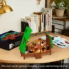 11259-e1c6a5.png Folk Cabin Building Blocks Set Forest Cabin House Bricks Toys Christmas, Birthday Gifts for Girls Adult (664 PCS)