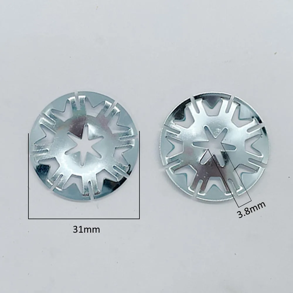 Metal Clamping Washers Heat Shield Insulation Cover Fixing Clips