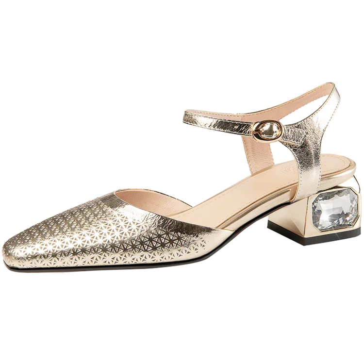 

Ladies' party shoes Fashion sandals with heels Pointed Toe sllingback new styles party shoes for brides Rhinestone shoes