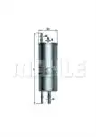 

KL167 for fuel filter N62 M54 M62 E38 E39 E53 M62 B44 VOGUE L322 0205