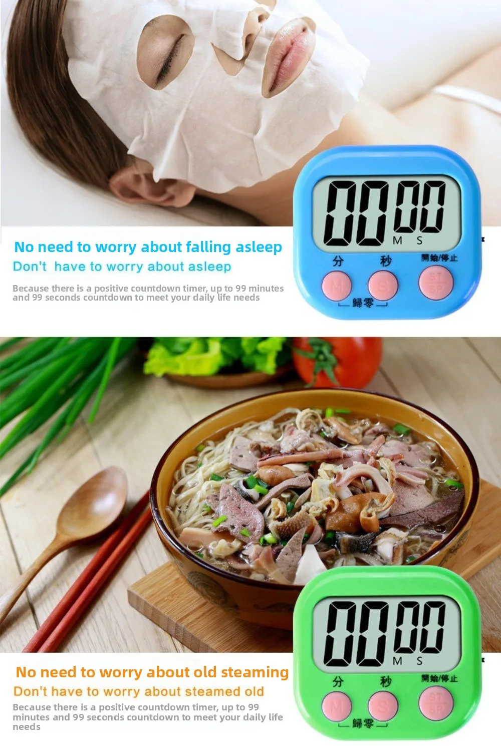 Egg Timer Children Alarm Clock Pomodoro Timer for Studying Gadgets Digital Kitchen Visual Tools Dining Bar Home Garden