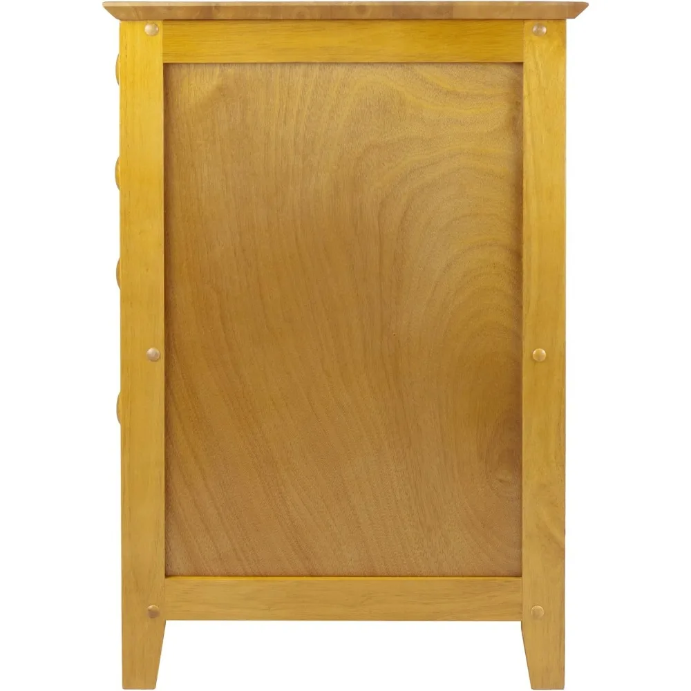 studio file cabinet, honey