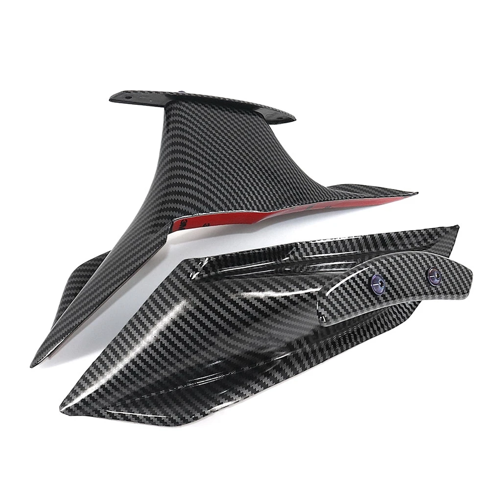 

Motorcycle Fairing Kit Aerodynamic Wing Fixed Winglet Fairing Wing Cover for CBR650R 2019-2021 Carbon