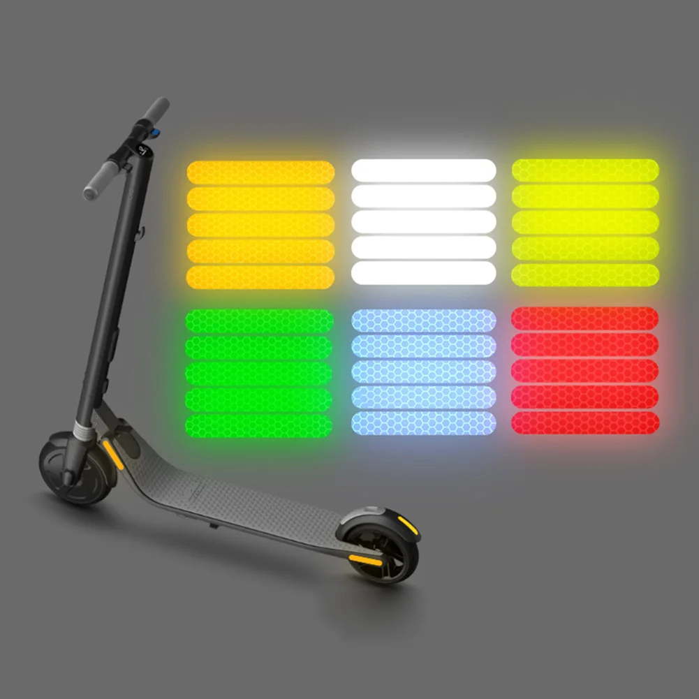 

5pcs Reflective Stickers For Electric Scooter For Ninebot ES1 E ES3 ES4 E22 E25 Electric Scooter Safety Waterproof Reflector