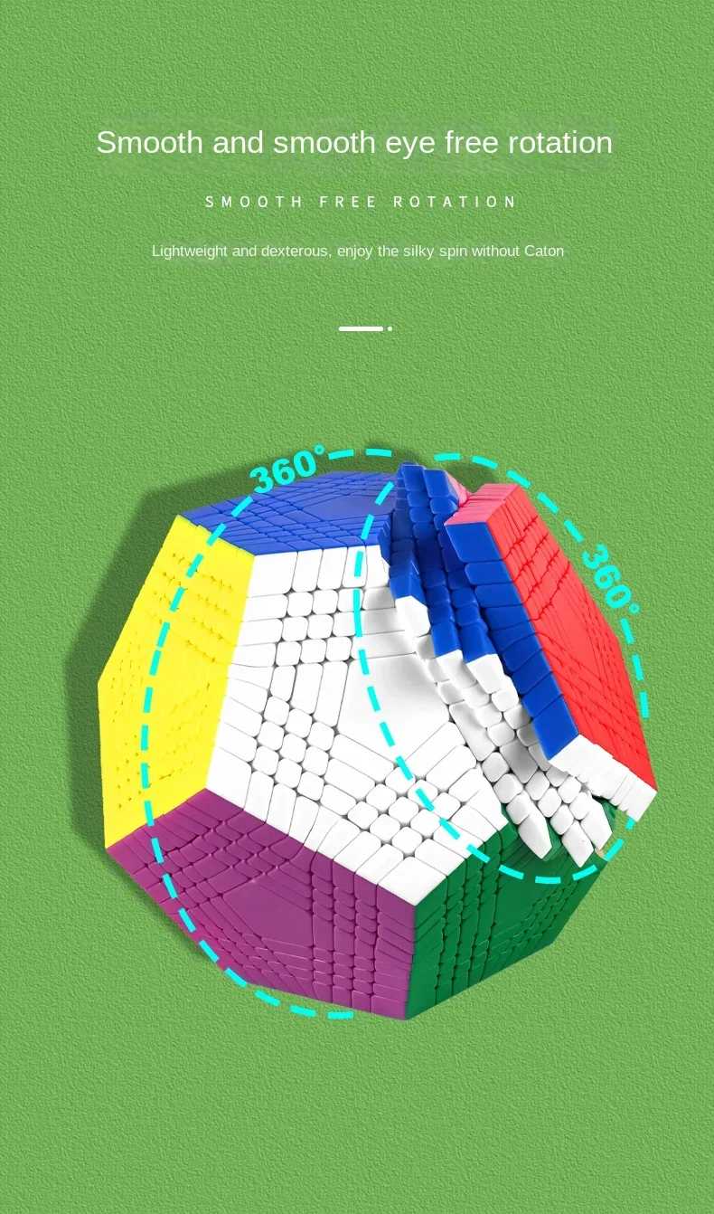 [CubeFun]Shengshou 9x9x9 Megaminx Magic Cube Puzzle SengSo Magic Cube 9x9 Megaminxeds Toys 3