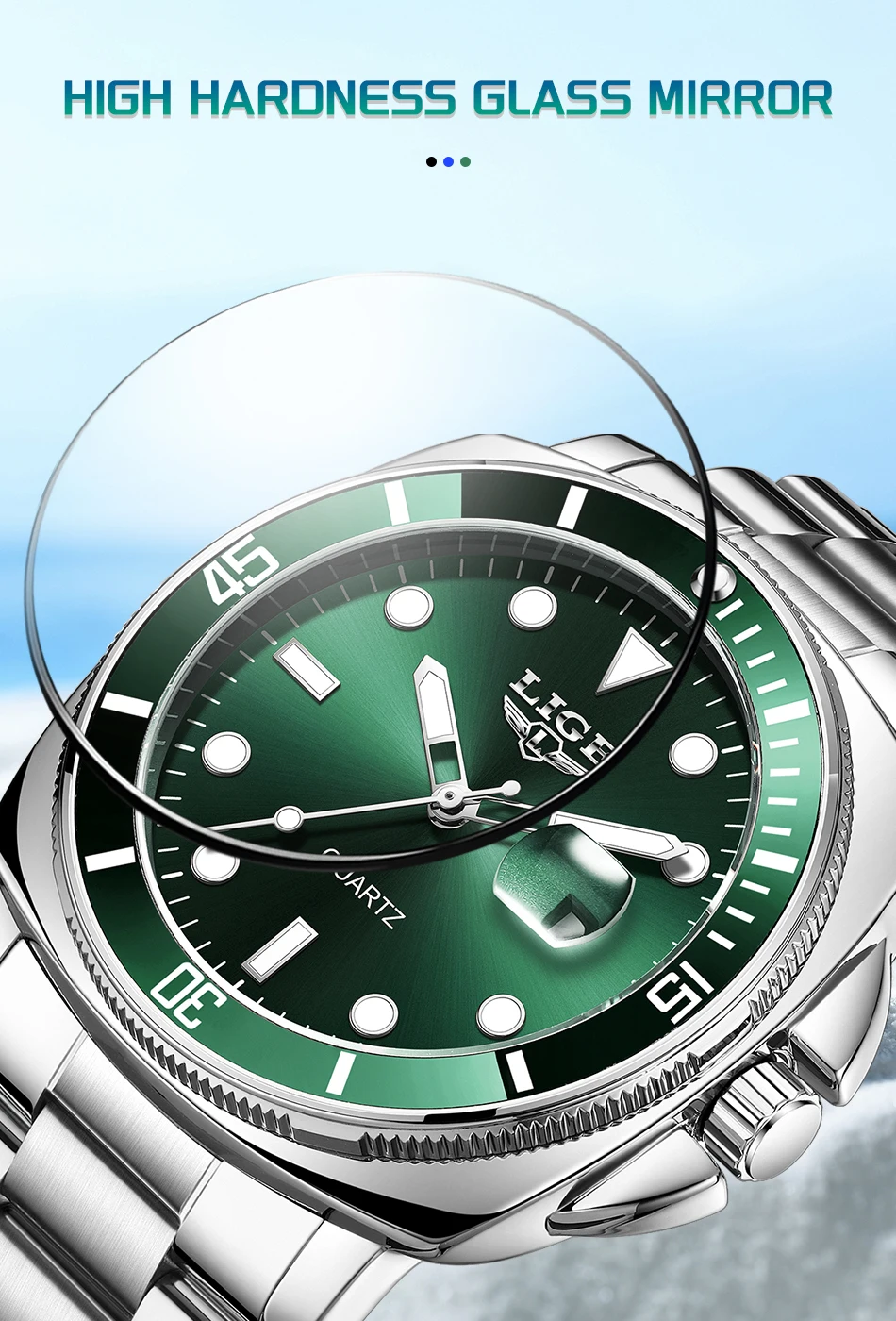 LIGE LG89155 Men's Watch description image 11
