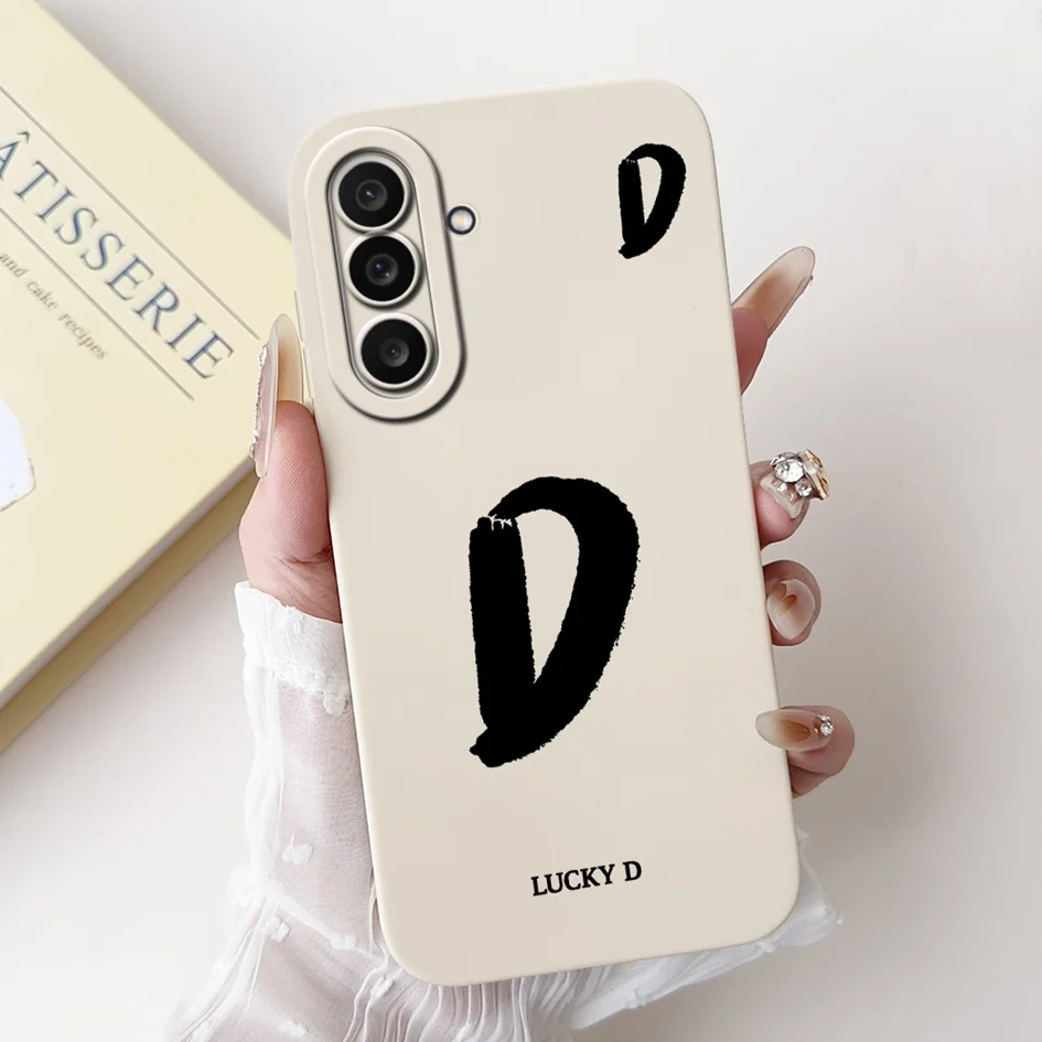 Luxury Alphabet Silicone Shockproof Case