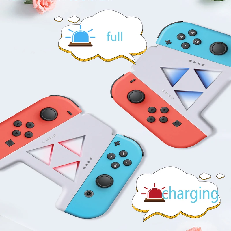 Charging Station Charger for Nintendo Switch Joycon Bracket Gaming Grip Handle Controller NS Switch OLED JoyCon Stand Holder gaming controller