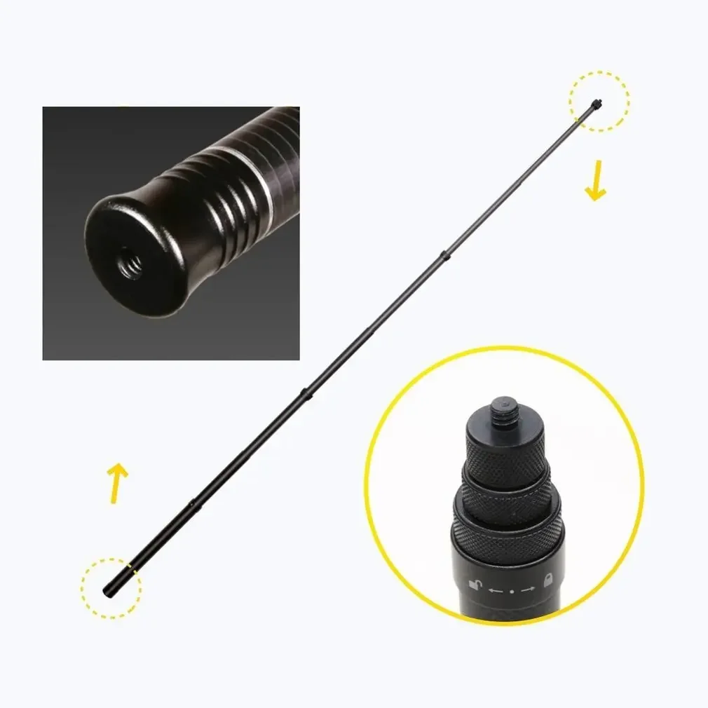 1.5/3 Meter Adjustable Ultra-long Carbon Fiber Invisible Selfie Stick Lightweight Selfie Stick for Insta360 One X2 / R / X Gopro