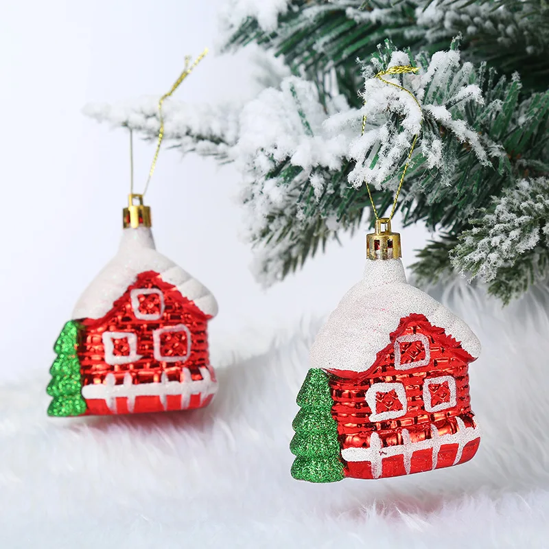 Christmas Decorations 2pcs/set Christmas Tree Hanging Ornament Red White Candy Cane Pendant Navidad Home Xmas Gifts New Year Christmas Decor