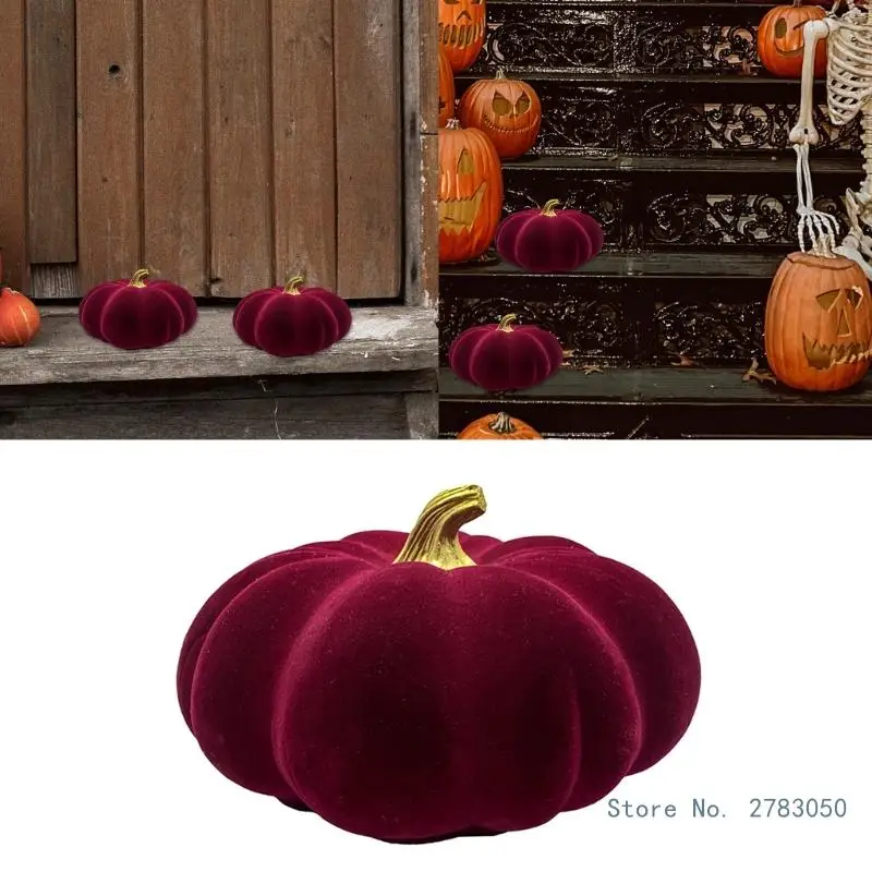 

Halloween Pumpkin Resin Figurine Festive Table Decor for Holiday Celebrations Supplies Home Birthday New Year Party Decoration