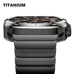 Luxury Titanium Link Bracelet for Galaxy Watch Ultra 2 (Black)