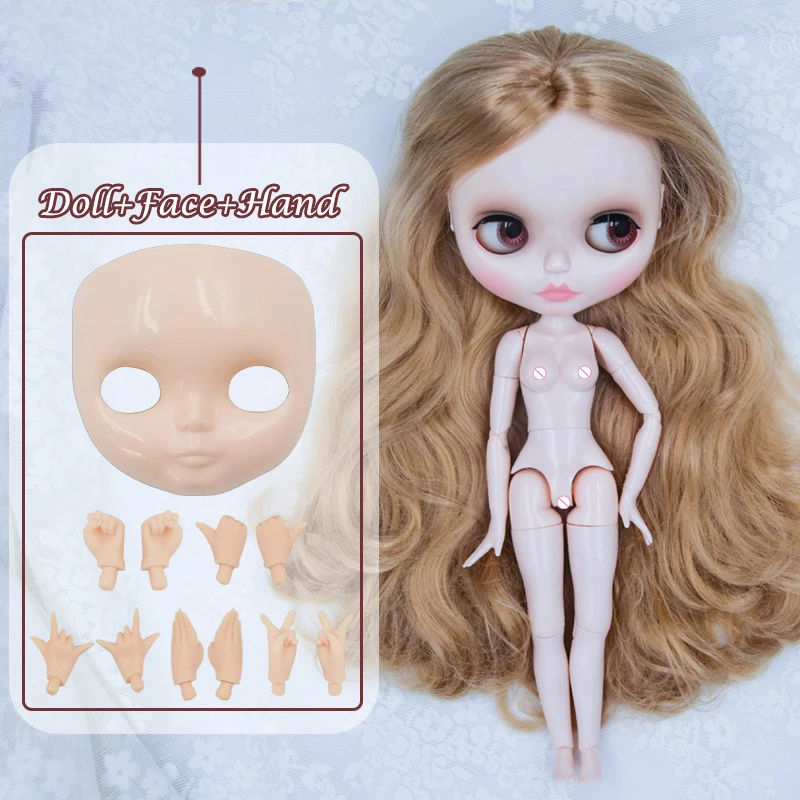 scary dolls YUMMON Blythe Doll 1/6 Joint Body 30CM BJD White Shiny Face With Face and Hands Special Price DIY Fashion Toy Girls Gift generation dolls Dolls