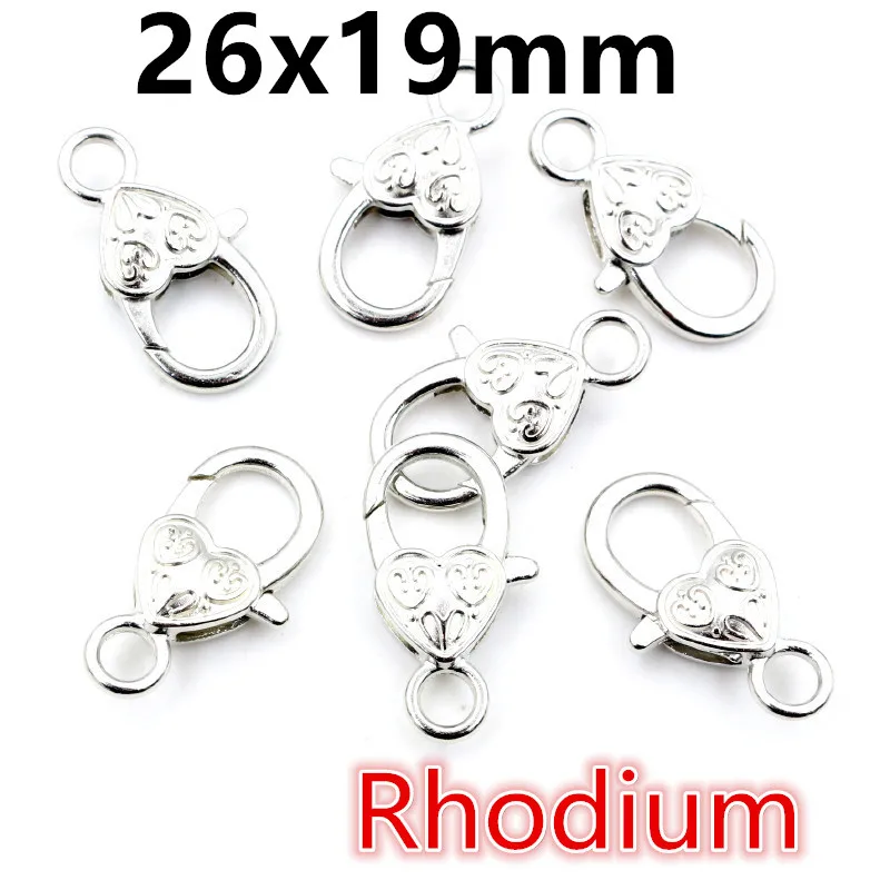 10pcs Assorted Snap Lobster Clasp Hooks in Gold & Silver