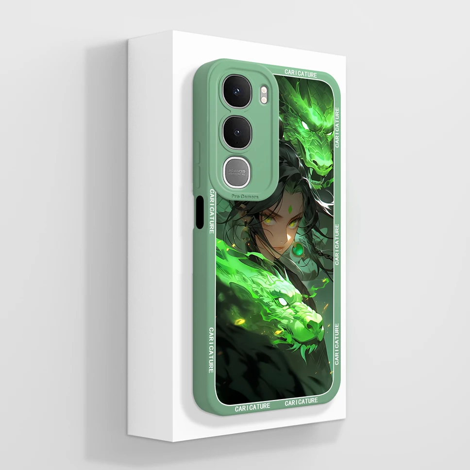 Retro Butterfly Pattern Soft Liquid Silicone Full Coverage Phone Case - Anti-Drop Cover