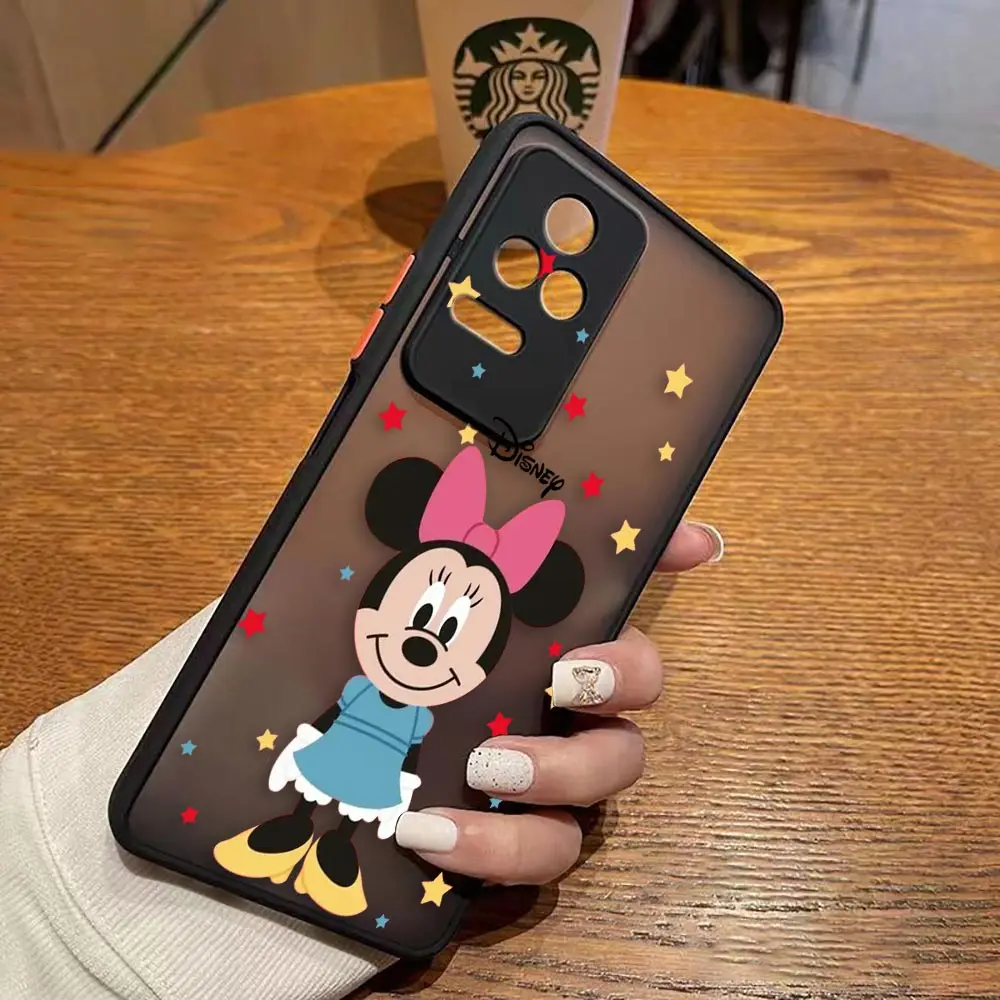 thumbnail image 1 of Matte Case for Redmi A1 K50 K40 GAMING K30 K20 10X 10C 10 9C 9T 9A 9 8 7 PRO 4G 5G Case Funda Mickey Minnie Mouse Anime Cartoon, 1 of 5