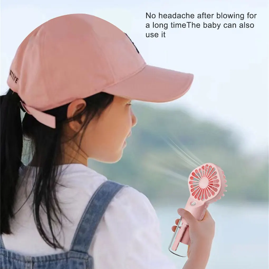 Description Picture 5 of itemHandheld Air Conditioner Mini USB Rechargeable Portable Humidifier Mist Cooler Cooling Spray Humidifier Fan for Home Office Dorm