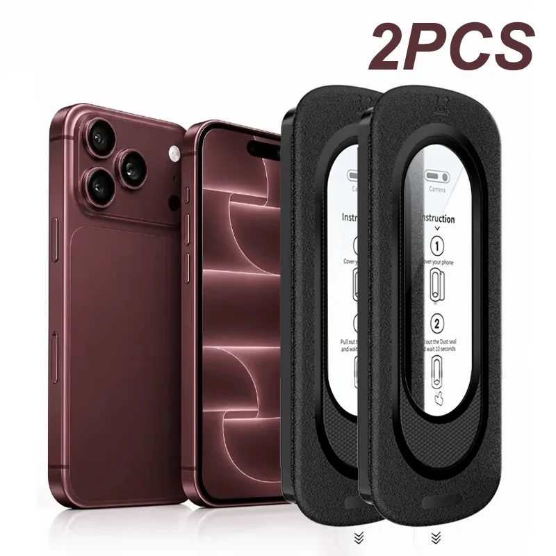 Premium Duo Screen Protector Set - Tempered Glass with Full Coverage & Easy One-Click Installation