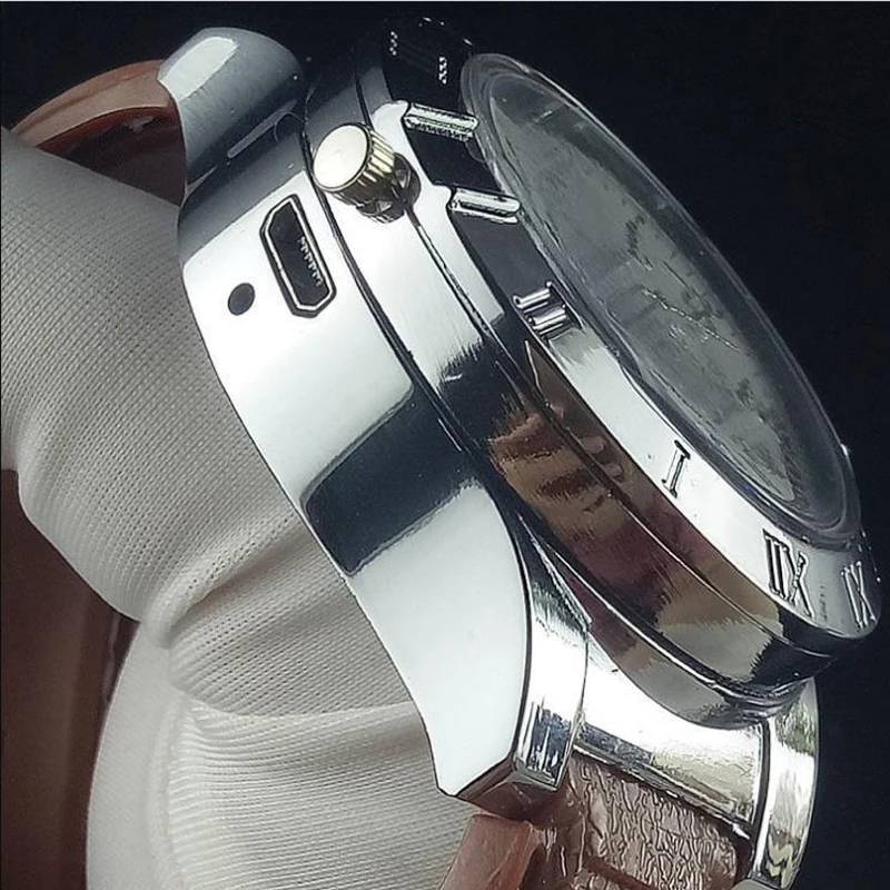 Creative Charging Real Watch Lighter Windproof Multifunctional Sub Charging Cigarette Lighter Men's Electronic Watch