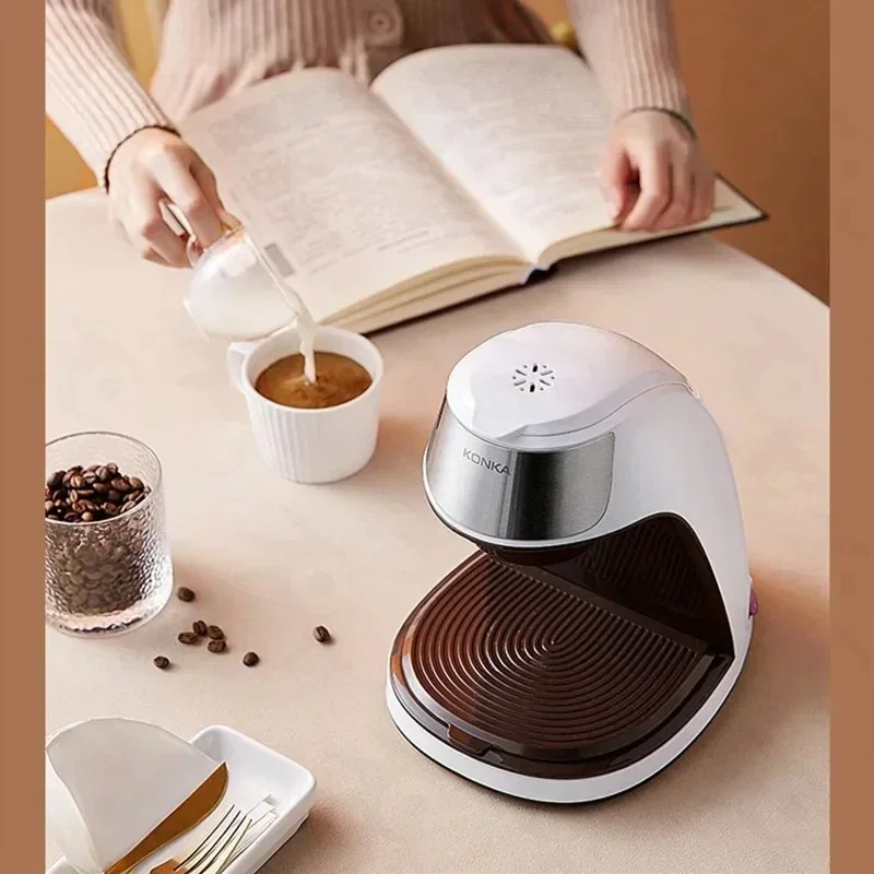 Konka Coffee Maker Home Mini Coffee Machine 300ml Automatic Drip Type Americano Pot Coffee Maker Machine Simple Operation 220V 4