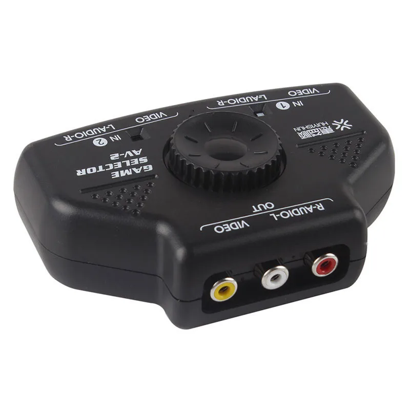 AV RCA аудио видео переключатель игровой Селектор с 3 кабелями для XBox PS2 |