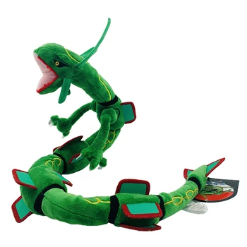 Pokemon Peluche Mega Rayquaza Plush Toy Groudon Kyogre Mudkip Torchic Treecko Anime Cartoon Stuffed Doll Children Kids Gifts 4