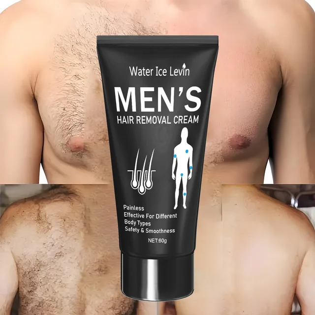 60g Hair Removal Cream for Men and Women, Painless, Quickly, Completely, Smooth and Refreshing, Reshaping Confidence, Enjoy Silky Skin 1