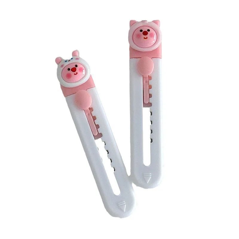 Cartoon Mini Utility Knife 1pc Personalized Gift Handcrafted Cardboard Cutter Letter Opener for Students and DIY