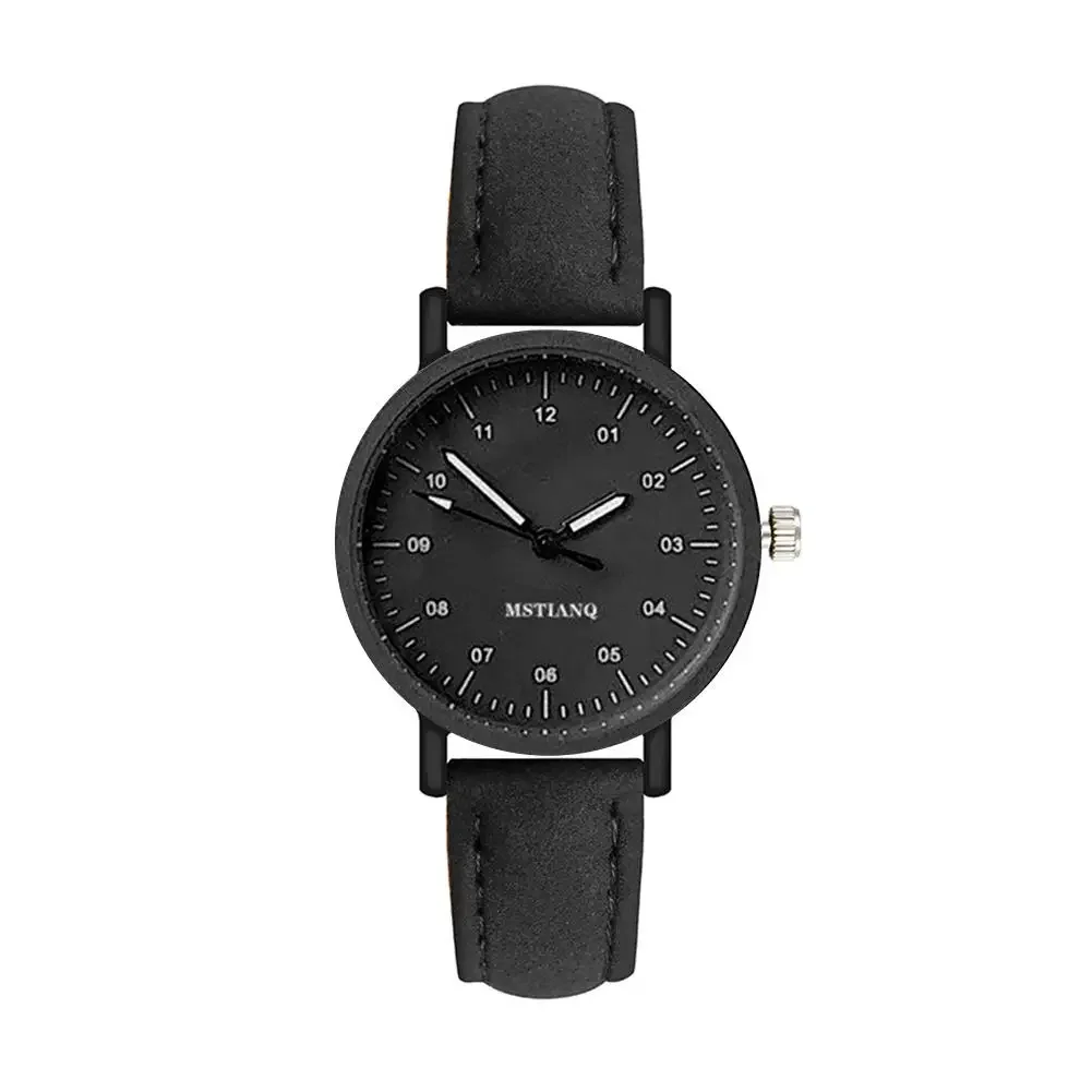 Fashion Watch Frosted Leather Strap Korean Watches for Women
